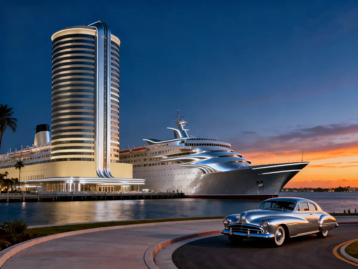 Opływowa architektura i środki transportu w nurcie Streamline Moderne