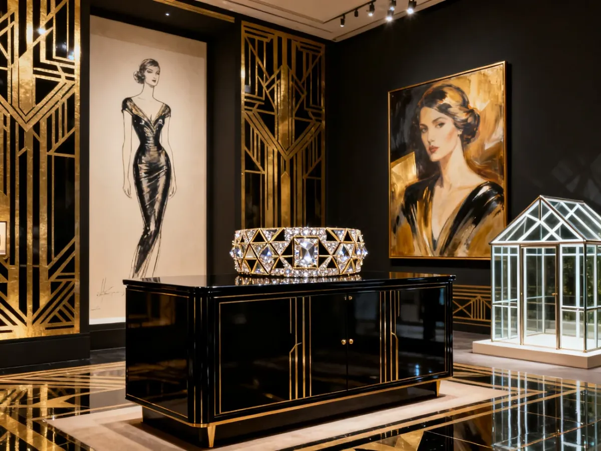Zestawienie reprezentatywnych dzieł i dziedzin sztuki Art Déco