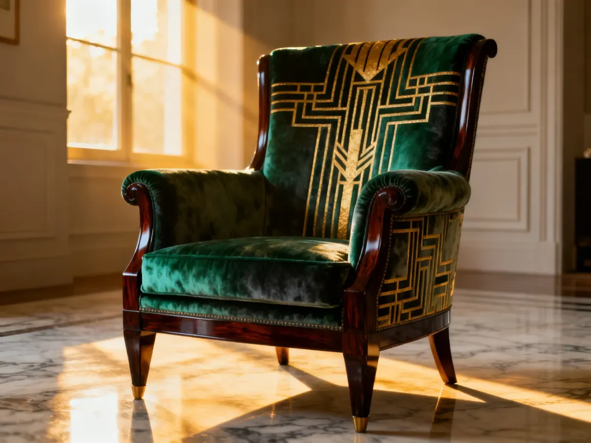 Fotel art deco – historia, cechy charakterystyczne, aranżacje